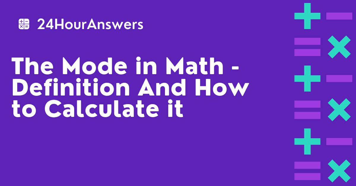 Mode Math Definition Rapid Learning: Statistics What Is Central